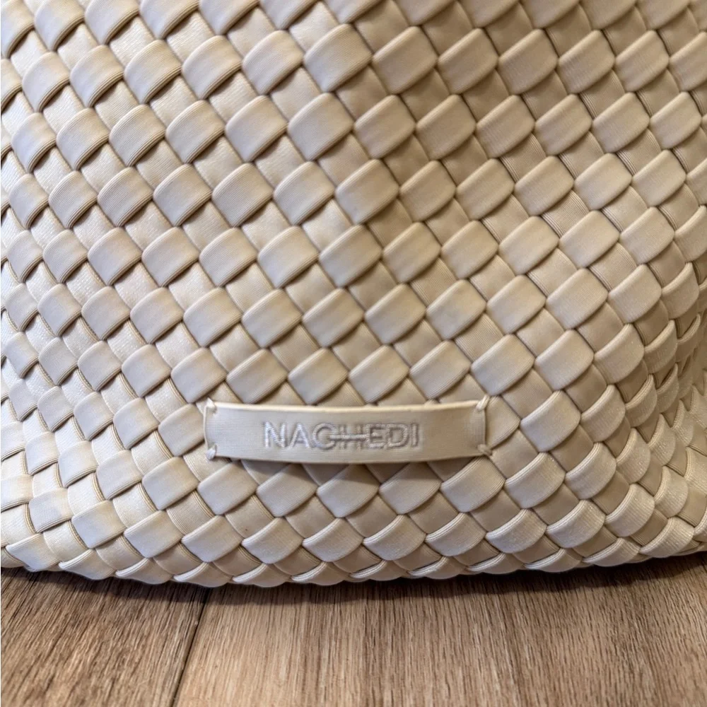 Naghedi St Barth Large Tote White - Picture 5 of 7